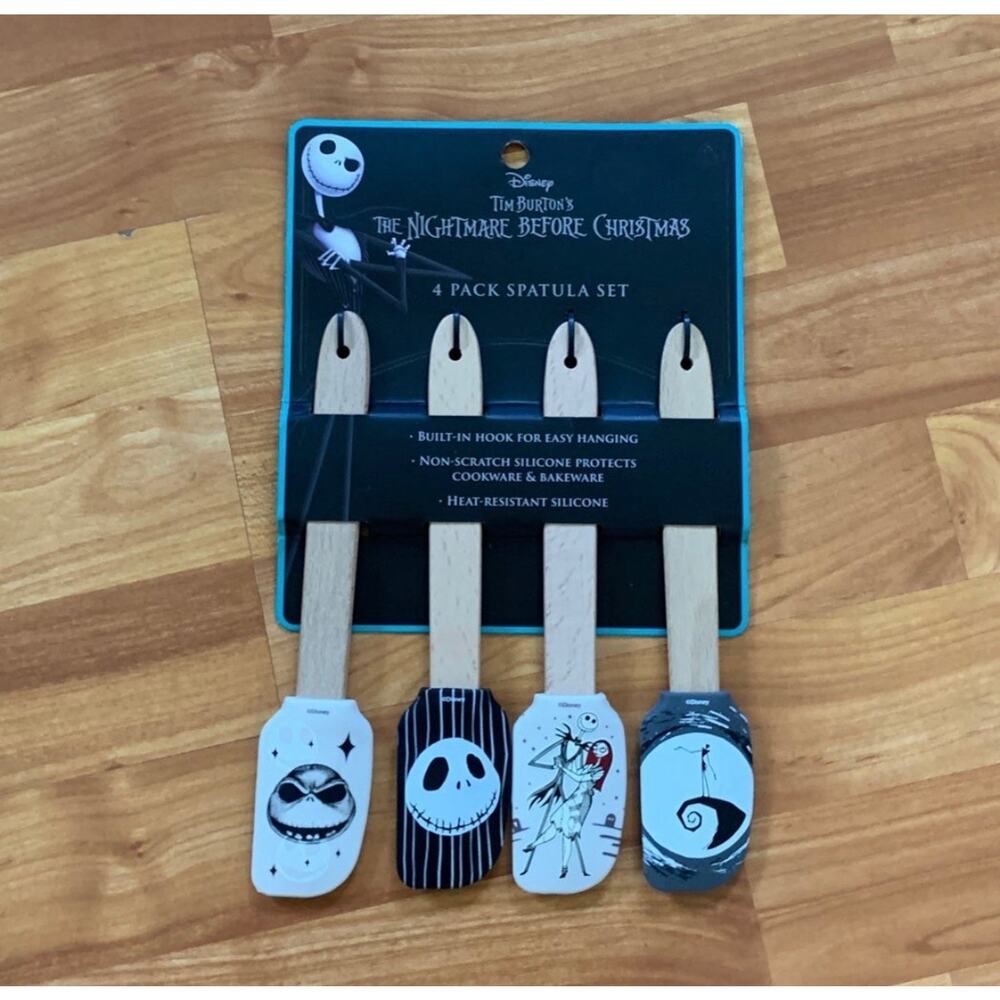 Disney The Nightmare Before Christmas 4 Pack Spatula‎ Set
